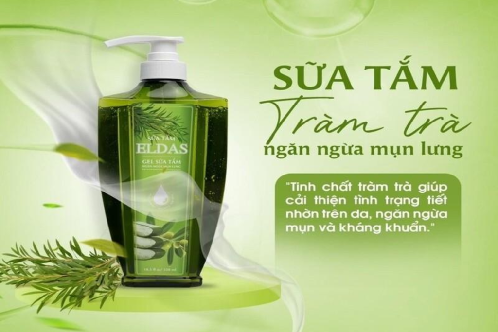 Sữa tắm trị mụn lưng ELDAS