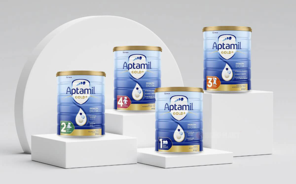 Sữa aptamil có hương vị nhẹ nhàng, dễ uống, dễ hấp thu