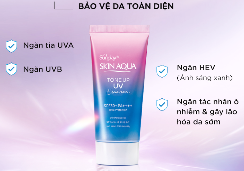 Kem chống nắng Skin Aqua Tone Up Essence
