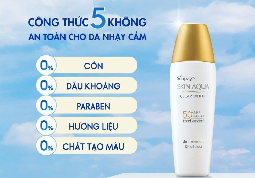 Kem chống nắng Skin Aqua Clear White