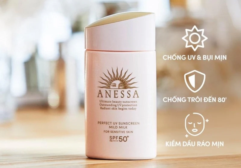 Kem chống nắng vật lý Anessa Milk