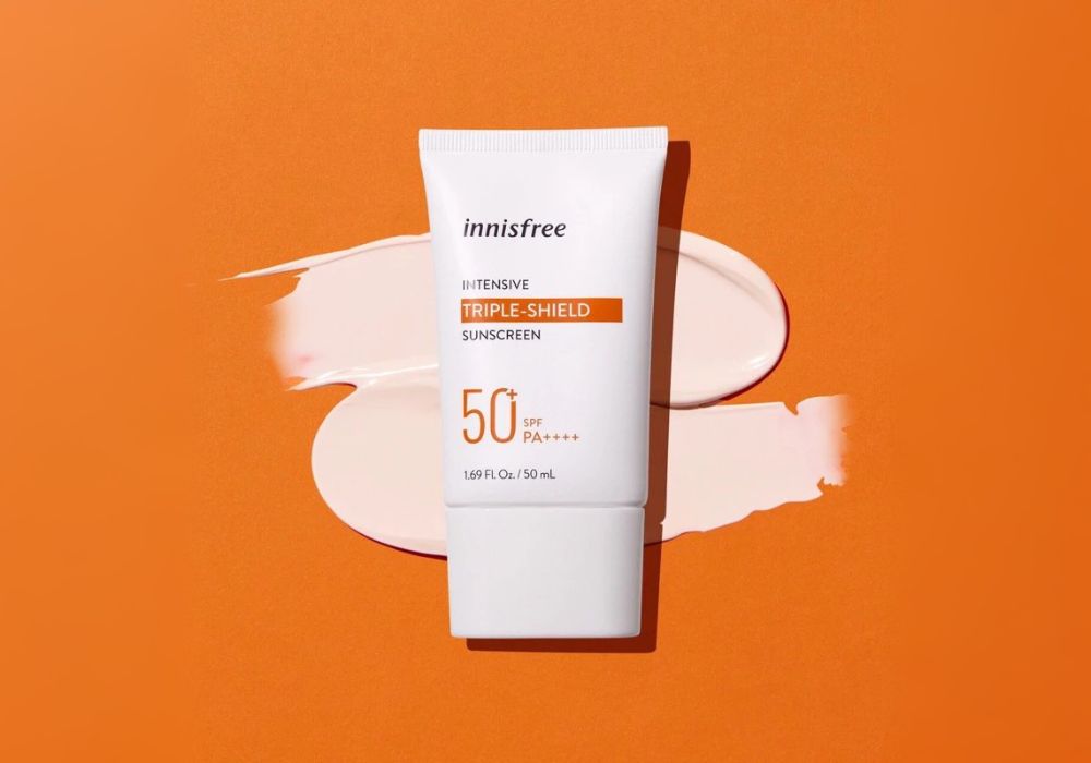 Kem chống nắng Innisfree Intensive Triple Care là dòng kem chống nắng vật lý đa năng