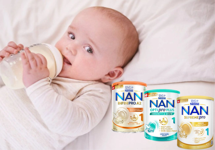 Tổng hợp các loại sữa Nan 0 6 tháng tuổi