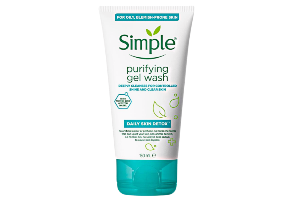 sữa rửa mặt cho da dầu Simple