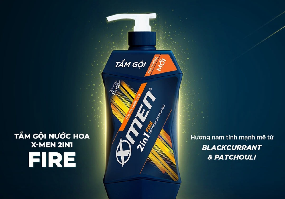 Sữa tắm nam X-Men Fire