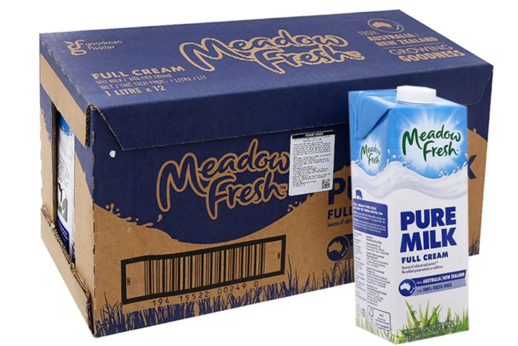 Sữa tươi cho bé 1 tuổi Meadow Fresh