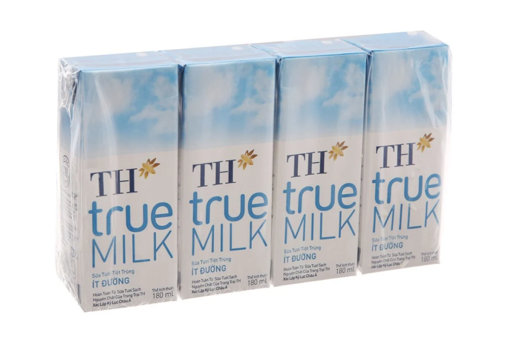 Sữa tươi cho bé 1 tuổi TH True Milk