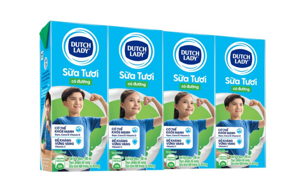 Sữa tươi cho bé 1 tuổi Dutch Lady