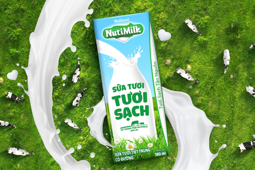 Sữa tươi cho bé 1 tuổi Nutimilk
