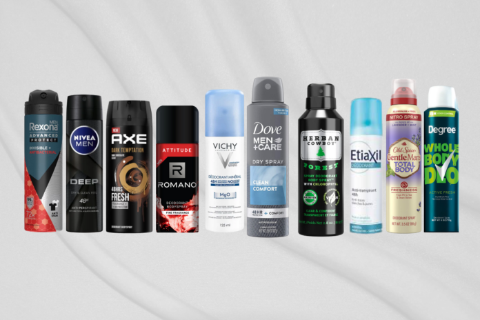 Top sản phẩm xịt khử mùi nam đáng mua nhất