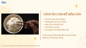 Cách ăn cơm không mập bằng cách theo dõi khẩu phần ăn 