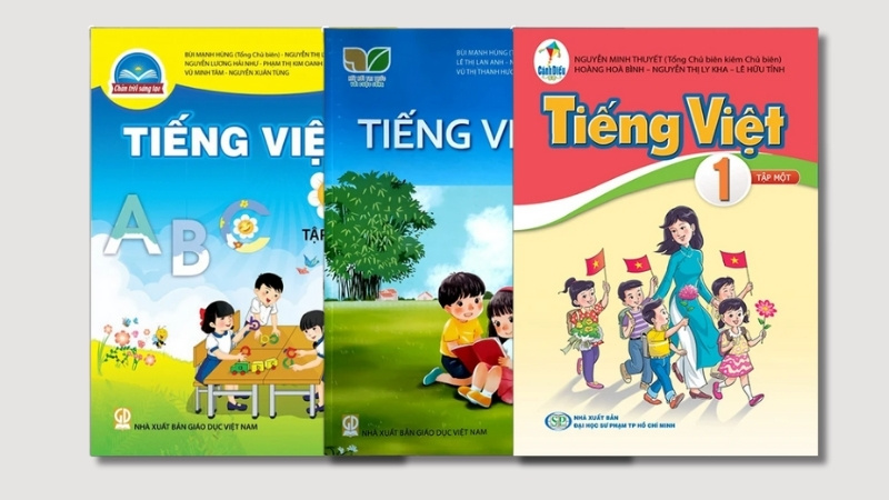 Ba bộ sách Kết nối tri thức với cuộc sống, Chân trời sáng tạo và Cánh Diều