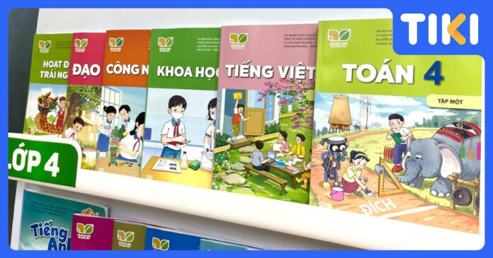 Bảng giá bộ sách giáo khoa lớp 4 mới nhất