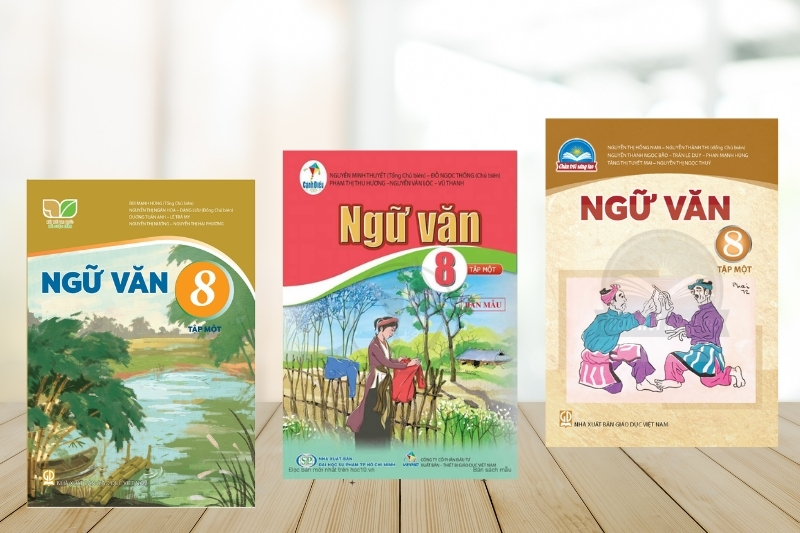 Sách Ngữ Văn lớp 8 của 3 bộ sách phổ biến