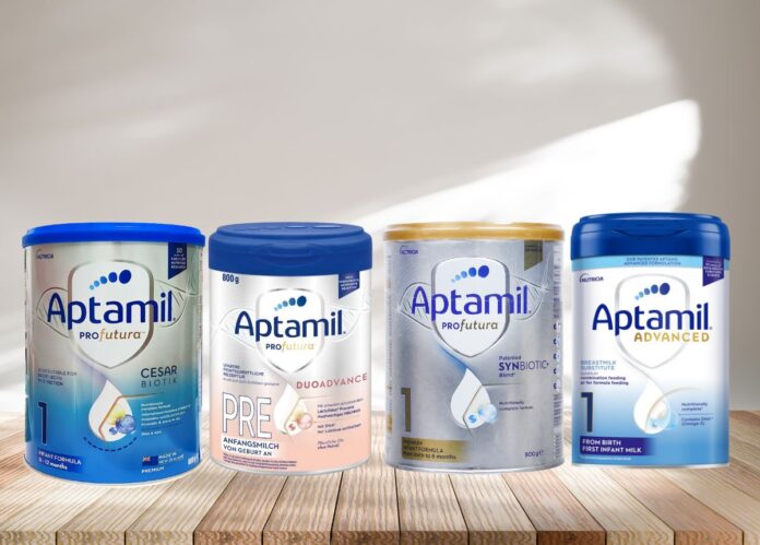 các loại sữa Aptamil phổ biến