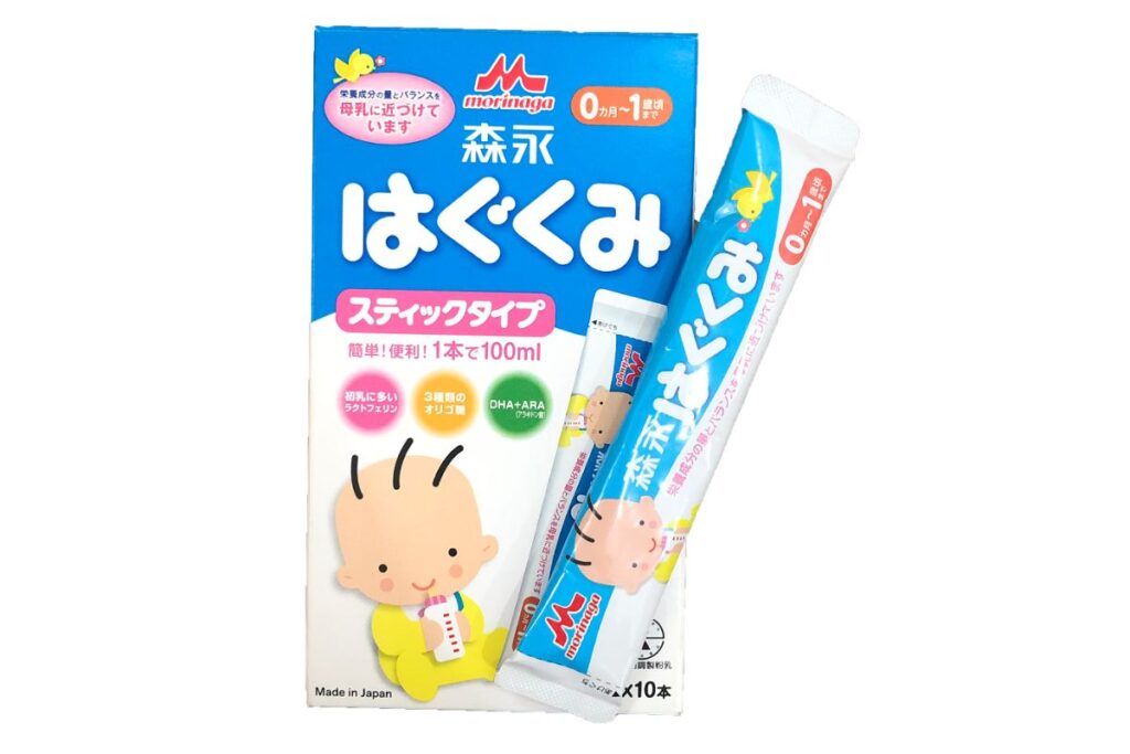 Cách pha sữa Morinaga dạng thanh