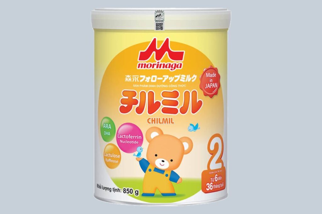 Cách pha sữa Morinaga số 2
