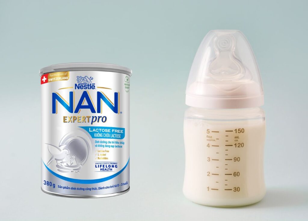 Cách pha sữa NAN ExpertPro Total Comfort đúng chuẩn