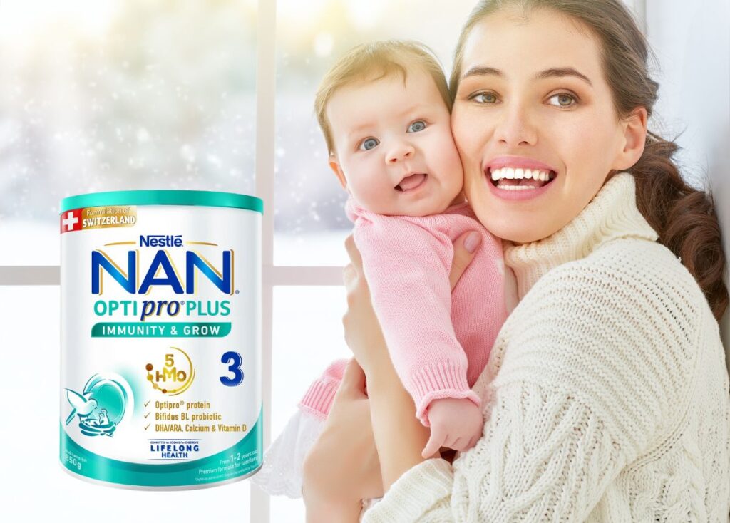 Cách pha sữa Nan Thụy Sĩ số 1 bao nhiêu độ