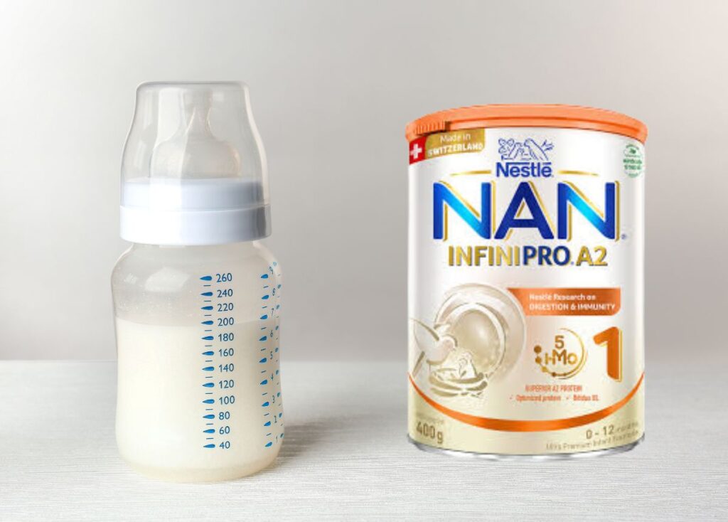 Các bước pha sữa NAN A2 chuẩn