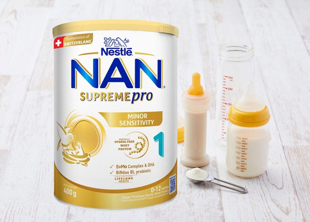 Cách pha sữa NAN SupremePro chuẩn