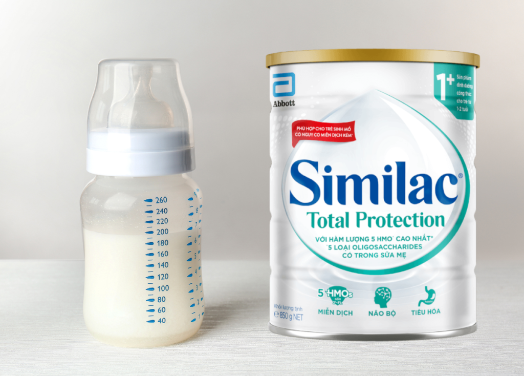 Lưu ý khi pha sữa Similac cho bé
