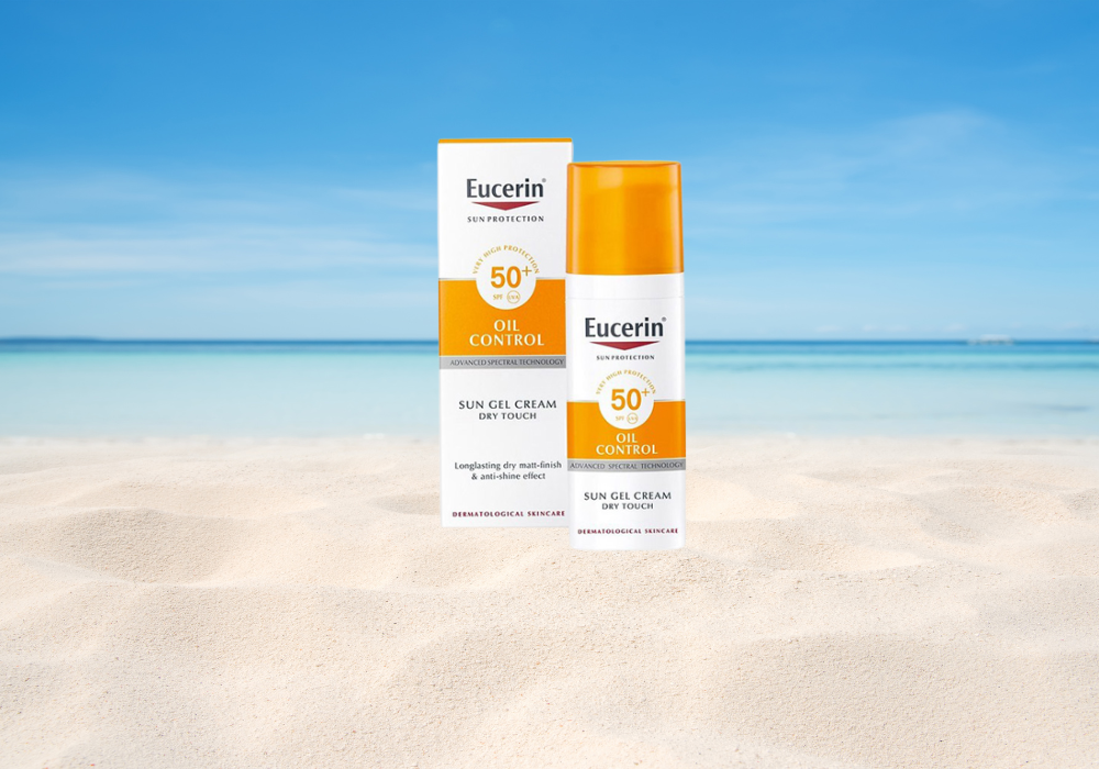 Kem chống nắng nâng tone cho da dầu hiệu Eucerin
