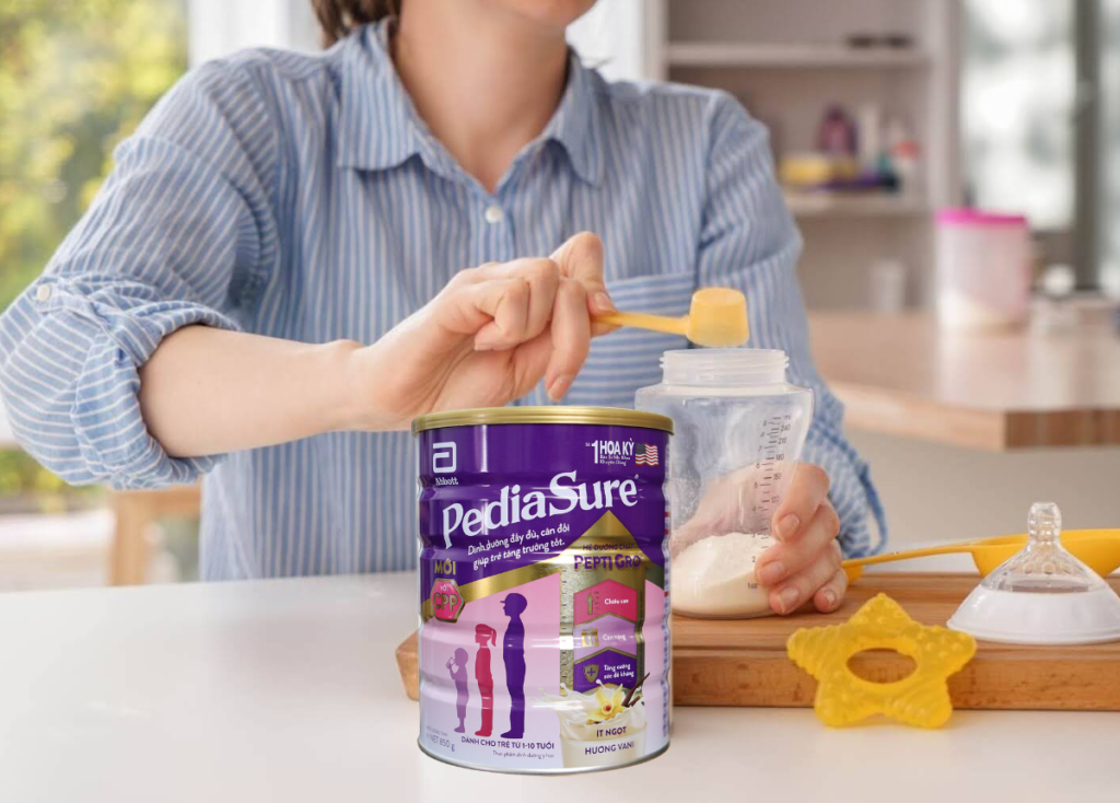 Hướng dẫn cách pha sữa Pediasure đúng cách
