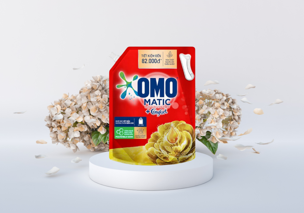 nước giặt omo matic