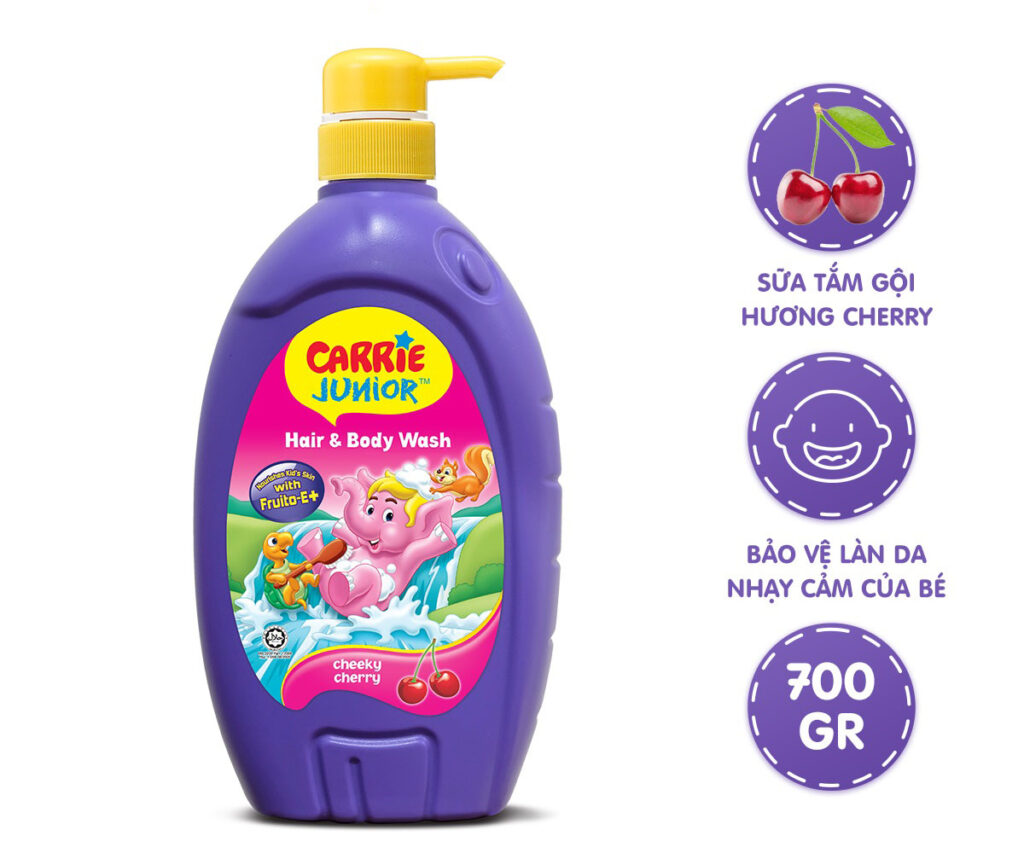 Sữa tắm gội cho bé Carrie Junior