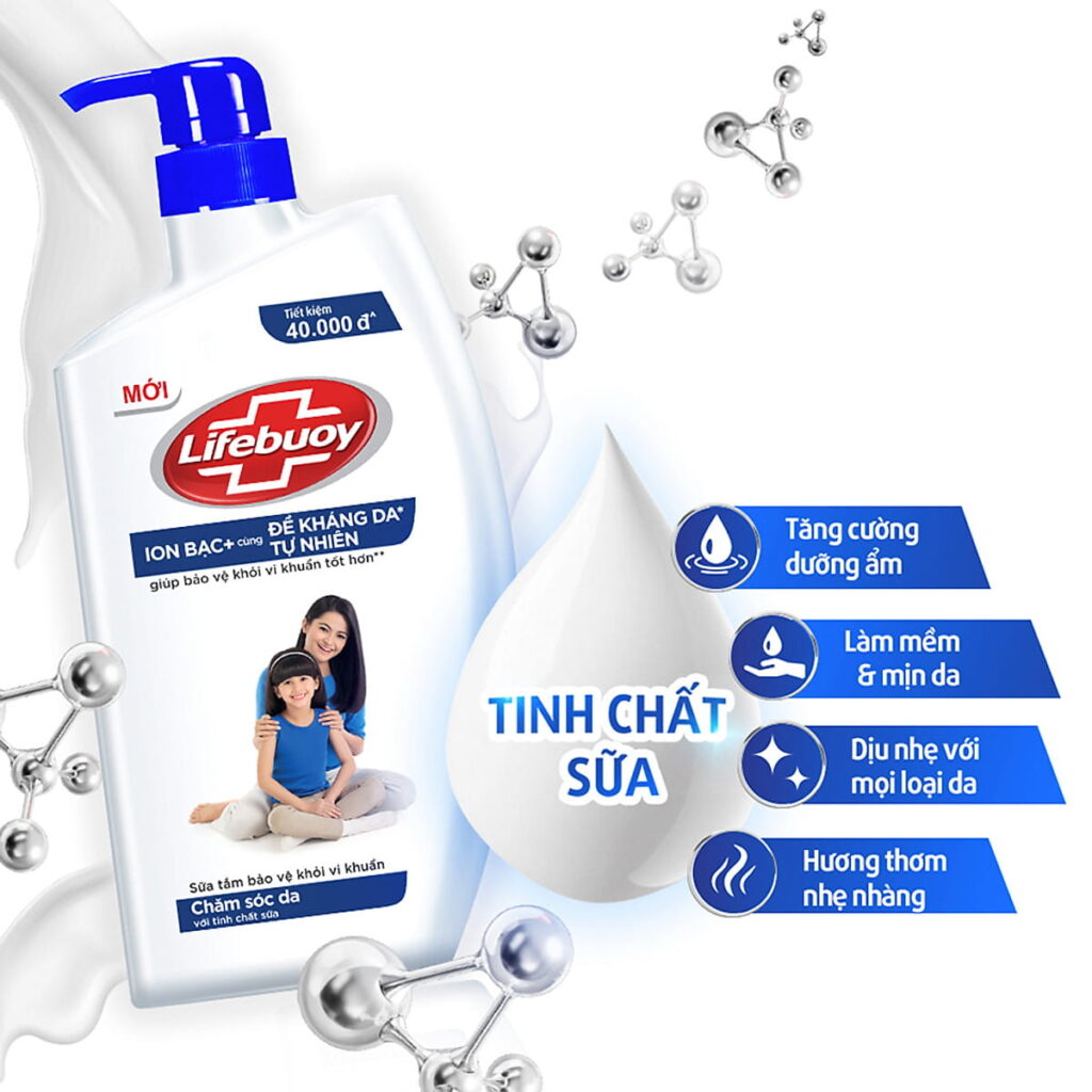 Sữa tắm gội Lifebuoy cho bé