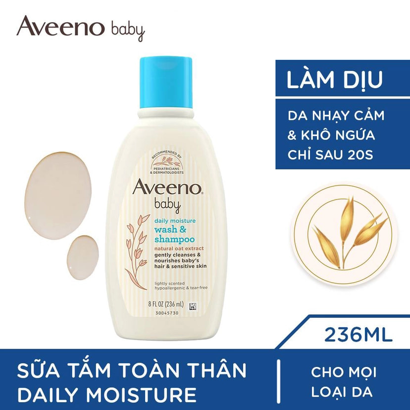 Sữa tắm trẻ em Aveeno Baby