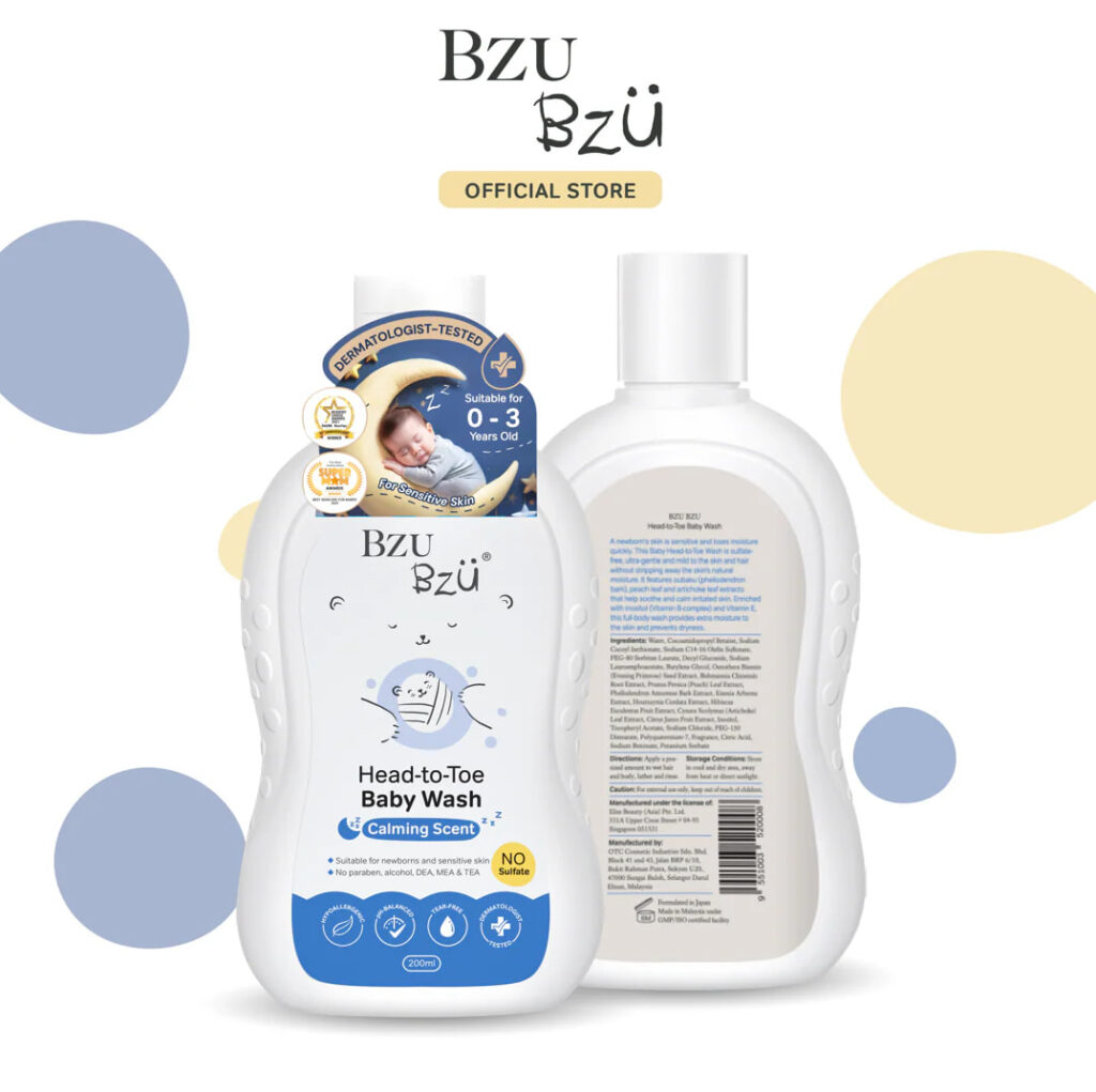 Sữa tắm gội trẻ em Bzu Bzu