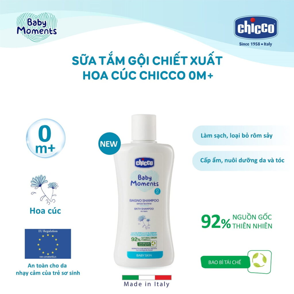 Sữa tắm em bé Chicco