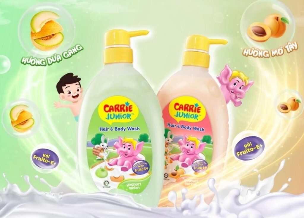Sữa tắm gội Carrie Junior