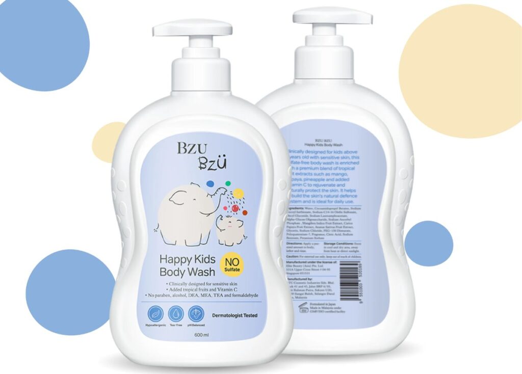 Sữa tắm gội BZU BZU