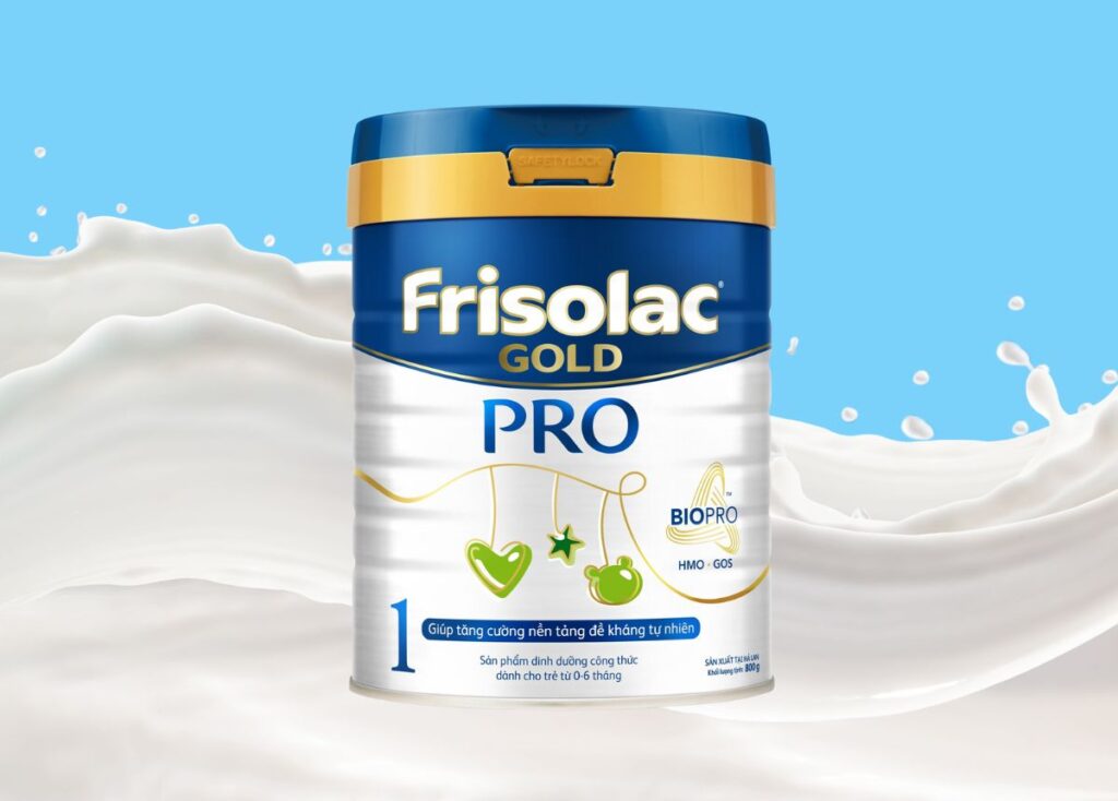Sữa tăng cân cho bé Frisolac Gold Pro