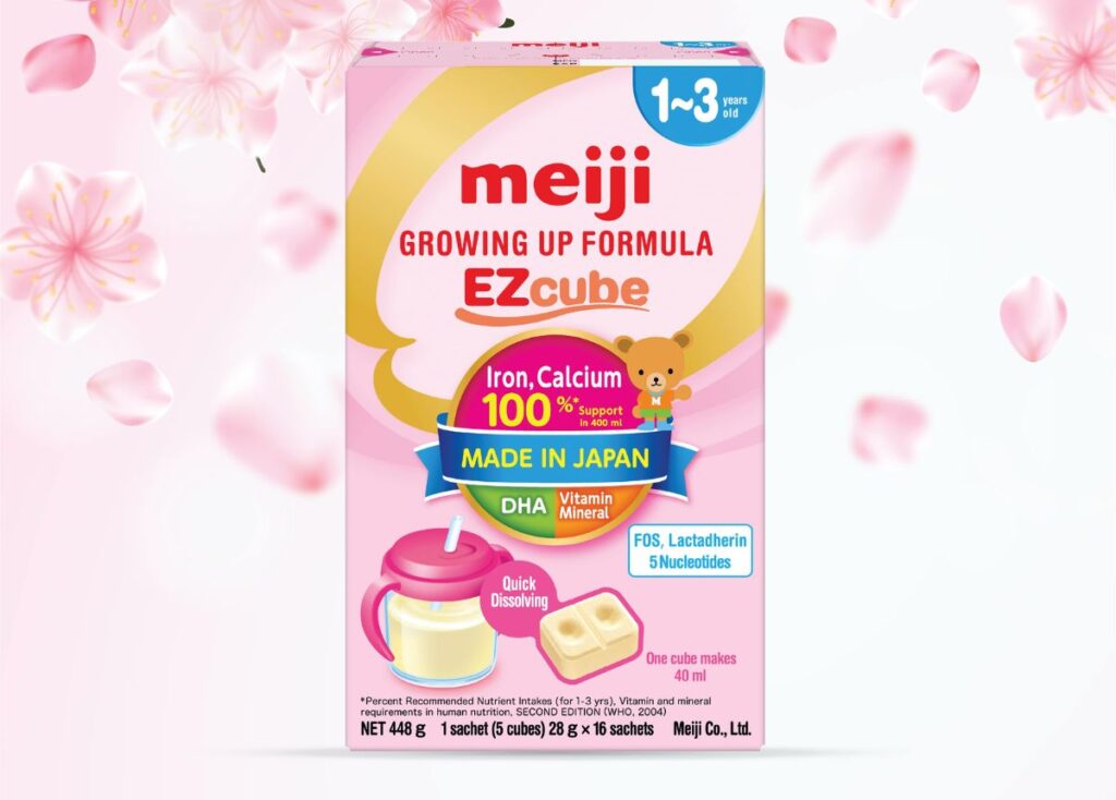 Sữa Meiji thanh Growing up Formula Ezcube