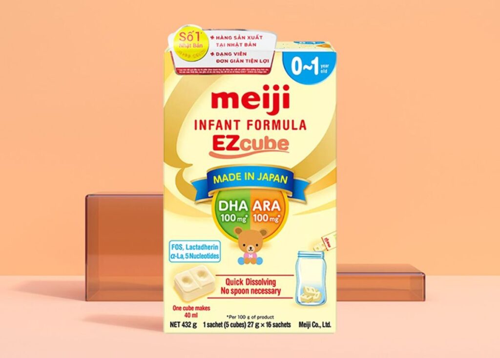 Sữa Meiji thanh Infant Formula Ezcube