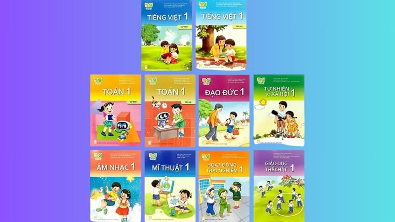 Bộ sách giáo khoa lớp 1 Kết nối tri thức với cuộc sống.