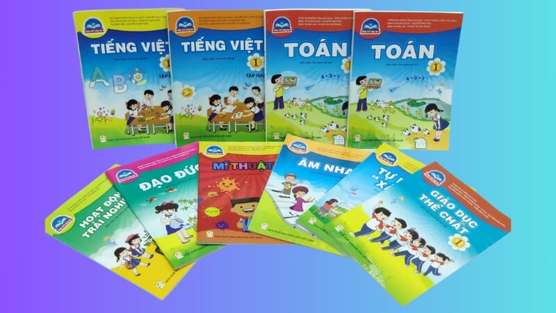 Bộ sách giáo khoa lớp 1 Chân trời sáng tạo.