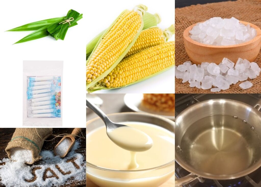 nguyên liệu làm sữa ngô