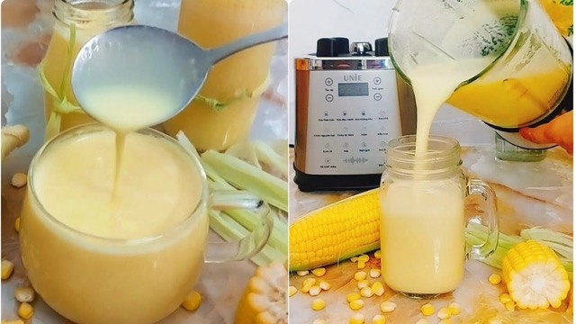 Cách làm sữa ngô với máy xay sinh tố nhanh chóng và tiện lợi hơn