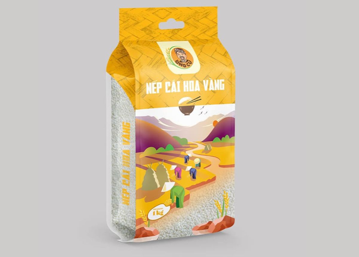 Gạo Nếp Cái Hoa Vàng