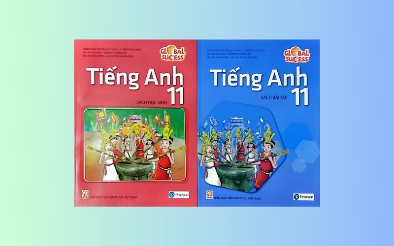 Sách Tiếng Anh lớp 11 thường bao gồm: Sách học sinh (Student's Book) và Sách bài tập (Workbook)