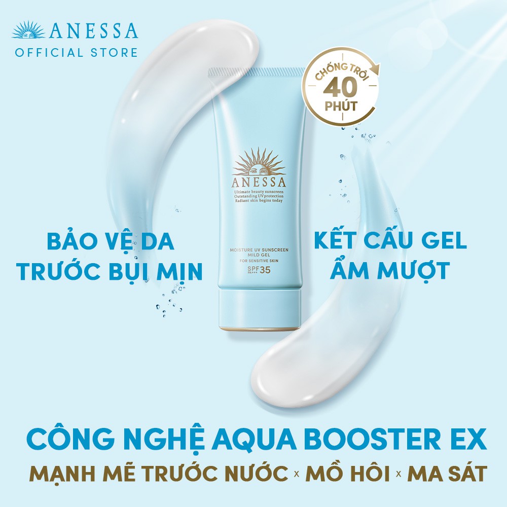 Kem chống nắng Anessa Moisture UV Sunscreen Mild Gel