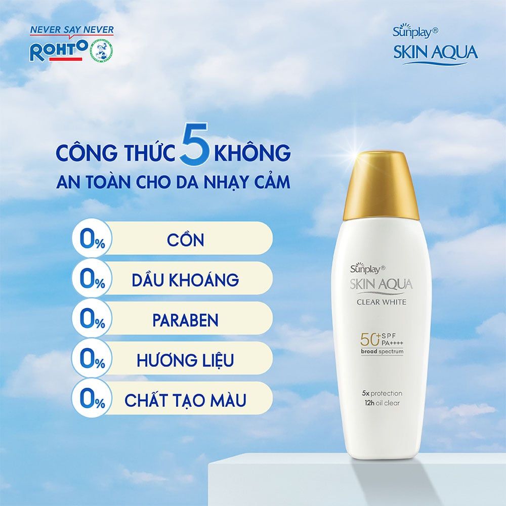 Kem chống nắng Sunplay Skin Aqua Clear White