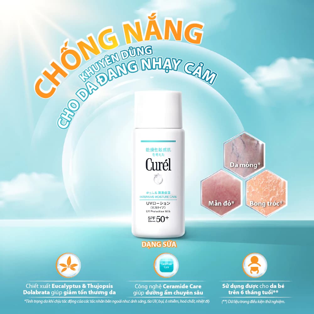 Kem chống nắng Nhật Curel