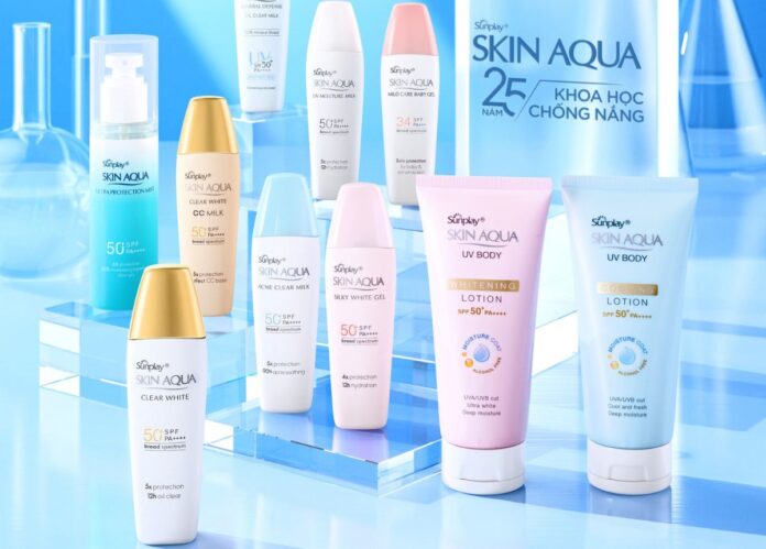 Kem chống nắng Skin Aqua cho da dầu