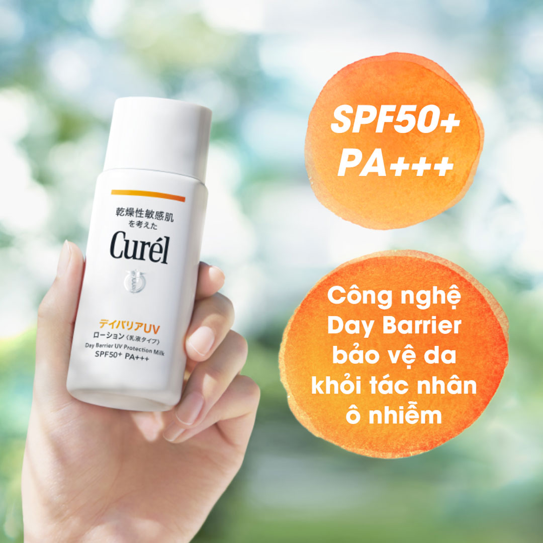 Sữa chống nắng Curél SPF50+ PA+++